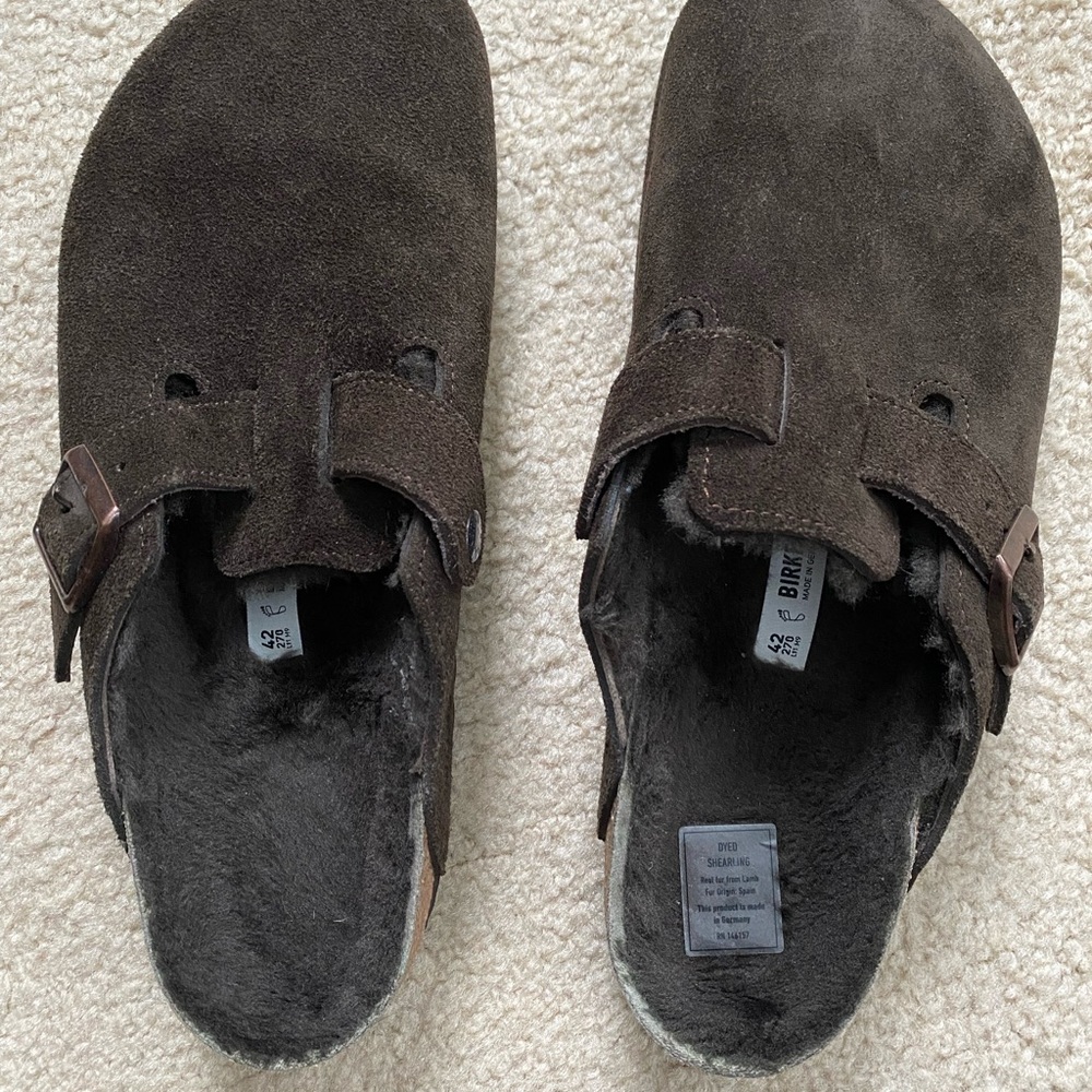 Birkenstock Dark Brown Suede Footwear - Men’s